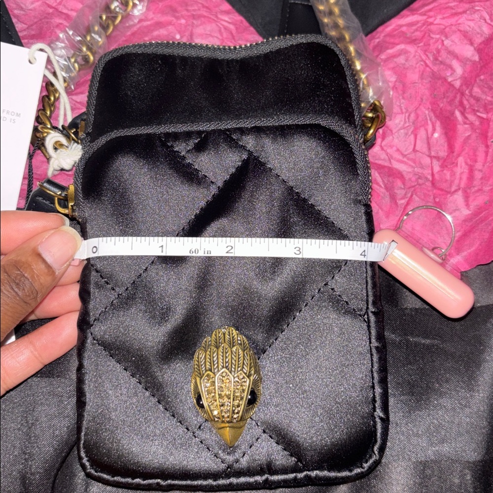 New Kurt Geiger Black Quilted Crossbody Bag - Picture 7 of 7